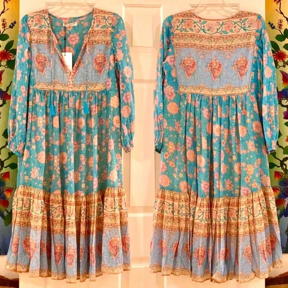 🌺🎉HP🎉🌺 NWT Spell & The Gypsy Love Story Boho Dress - Picture 9 of 16